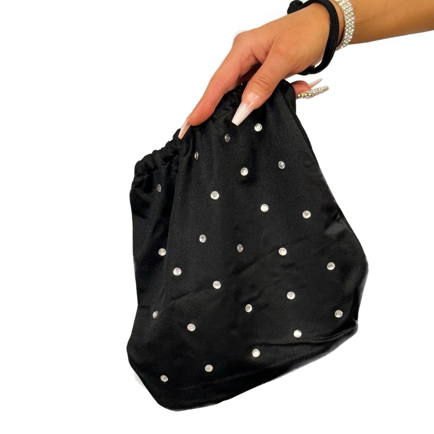 GR154 - Money Bag w/Rhinestuds. Comes in Four Colors!