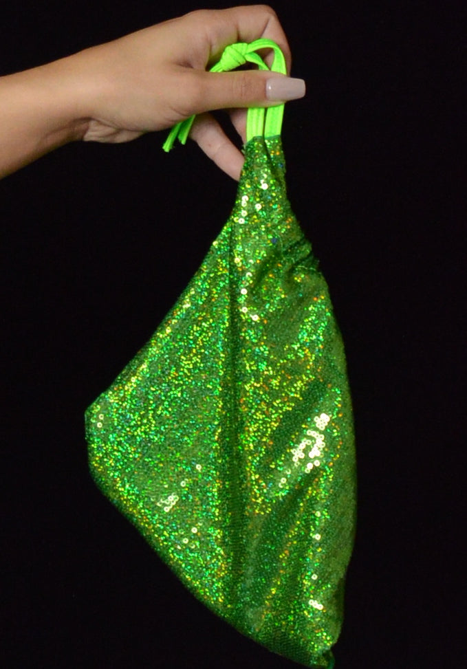 B315B - Sequin Money Bag