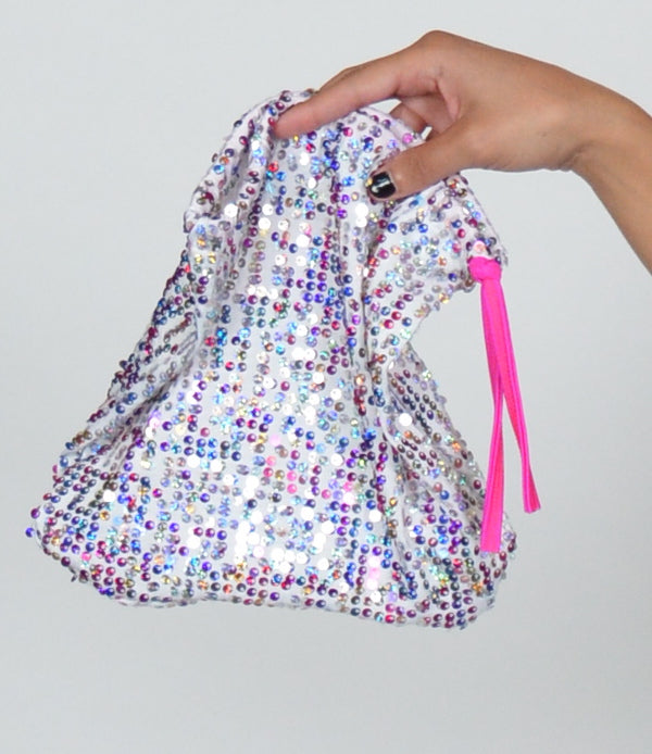 B315B - Sequin Money Bag