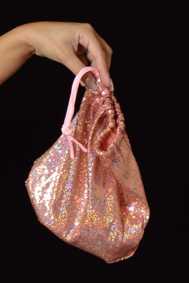 B315B - Sequin Money Bag