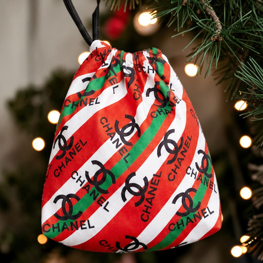 C777B - Candy Cane Money Bag