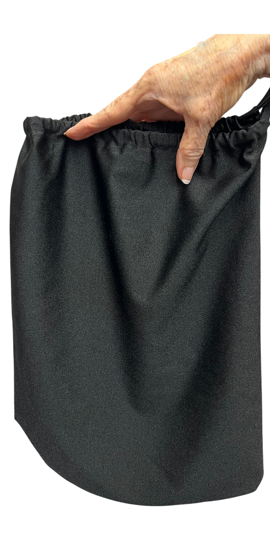G154XL - X-Large Money Bag (Black) 12 X 16