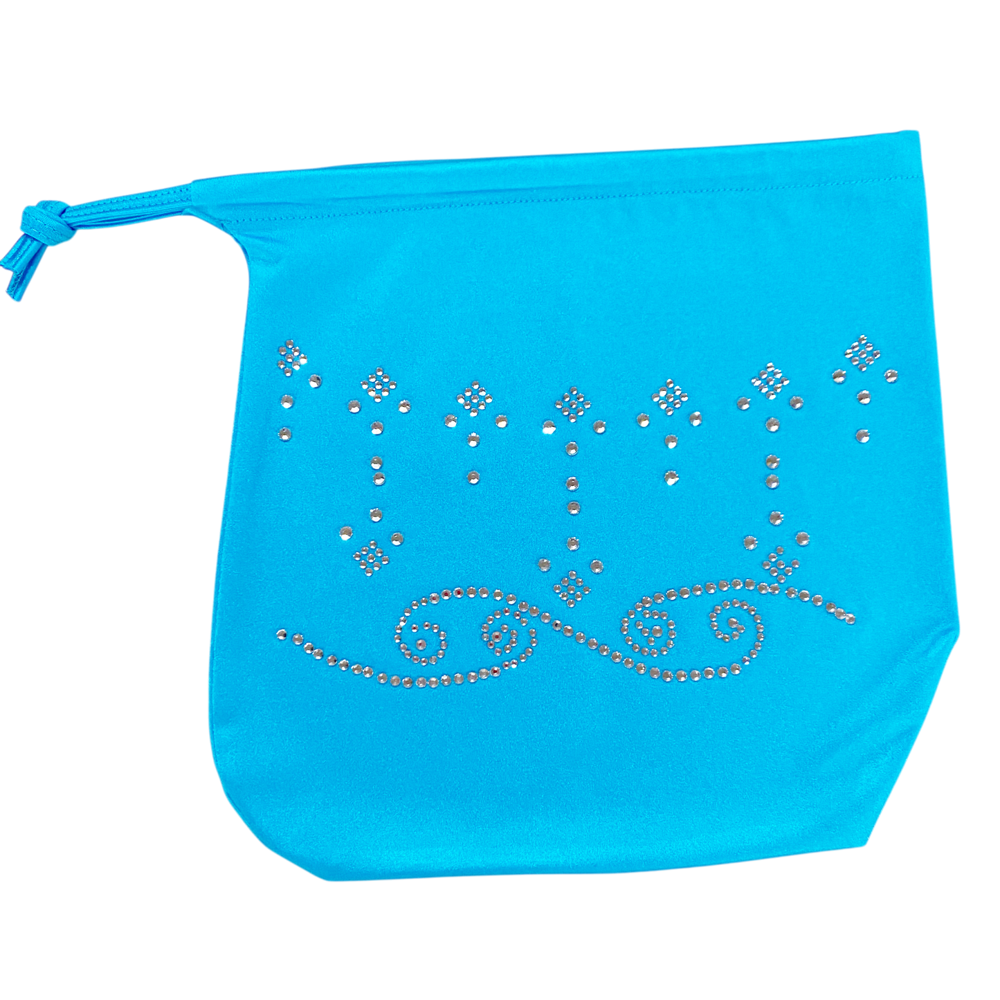 G154B-TQ - Rhinestone Money Bag (Turquoise)