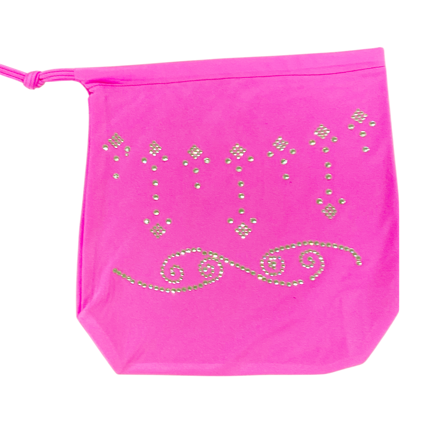 G154B-HP - Rhinestone Money Bag (Hot Pink)