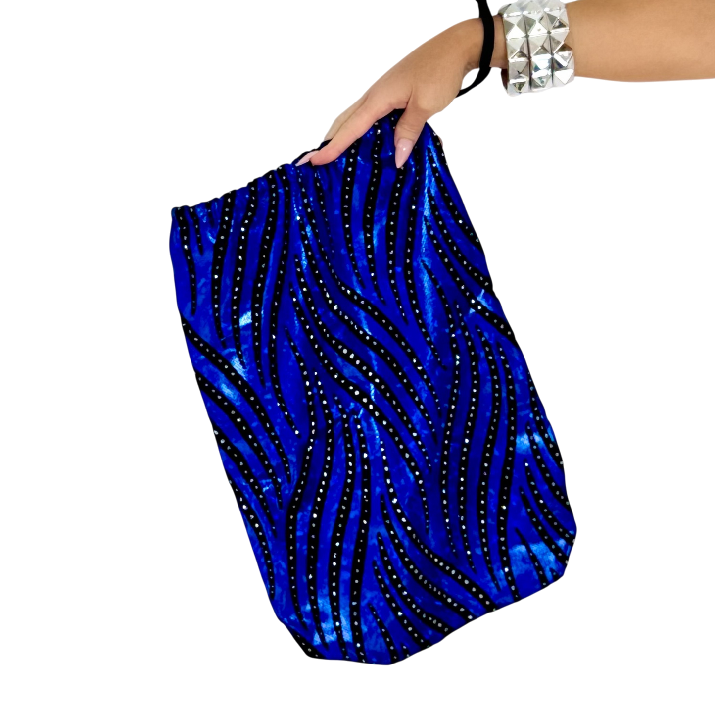 W2122 - Sequin Wave XL Money Bag