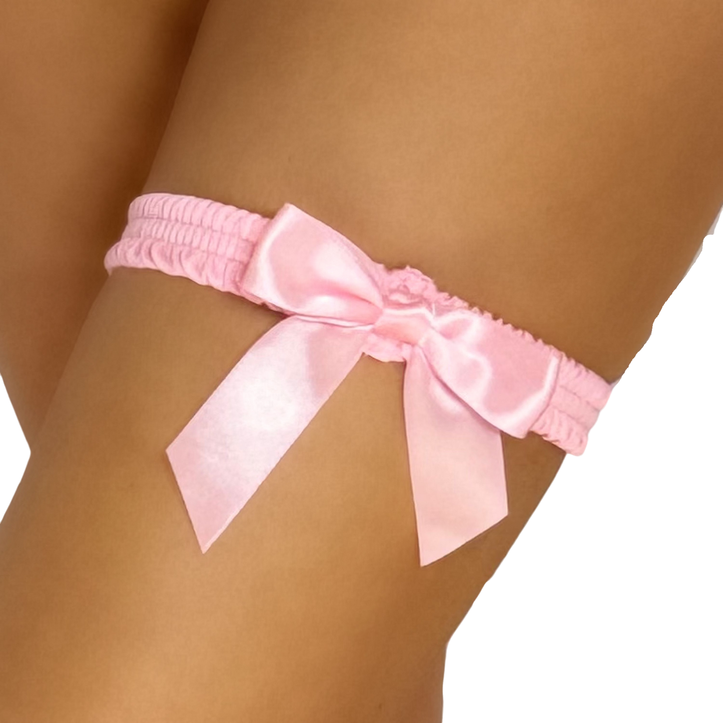 GRTRPK - Pink Bow Garter